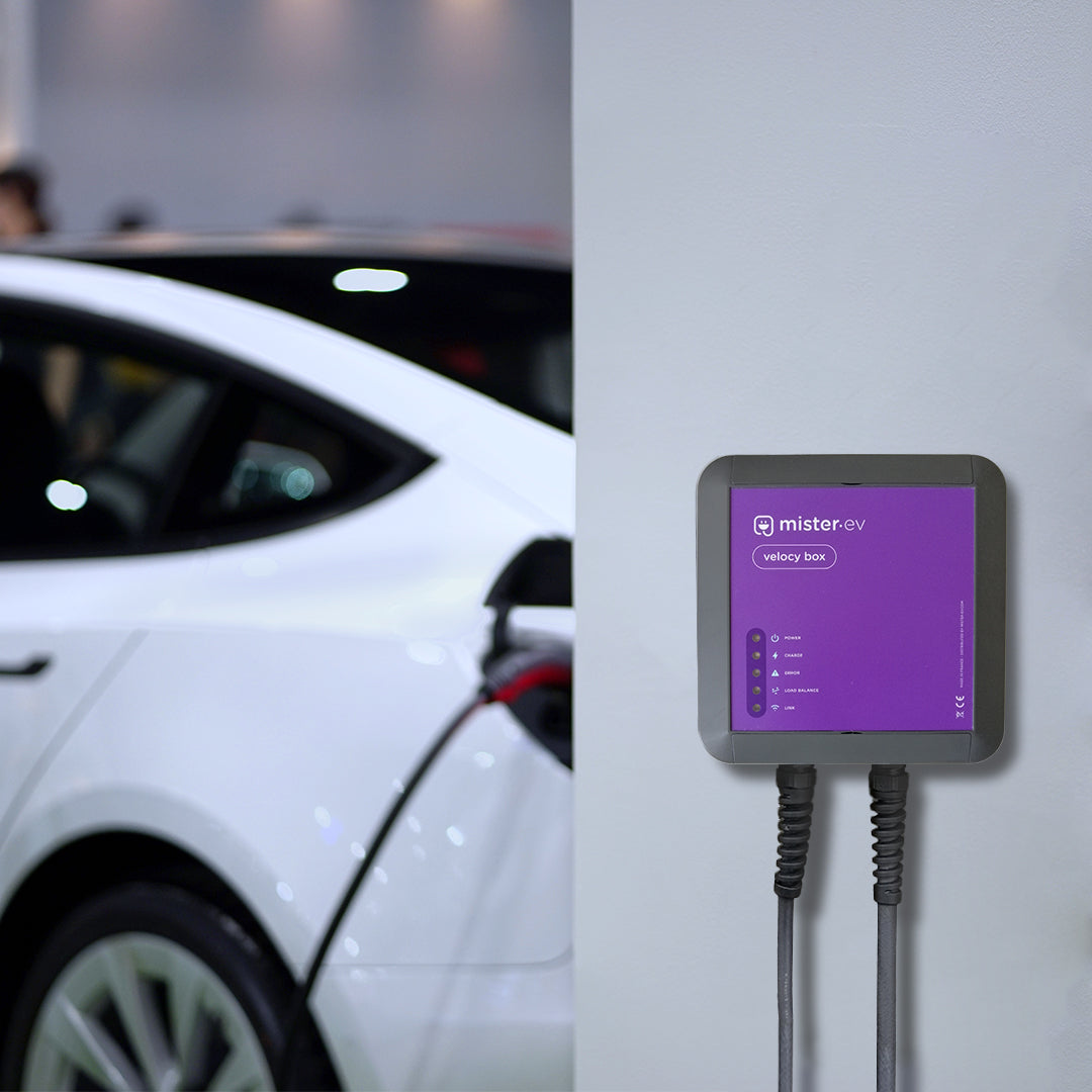 VELOCY BOX - Type 2 rapid charging station with energy management system – 2.3kW to 7.4kW