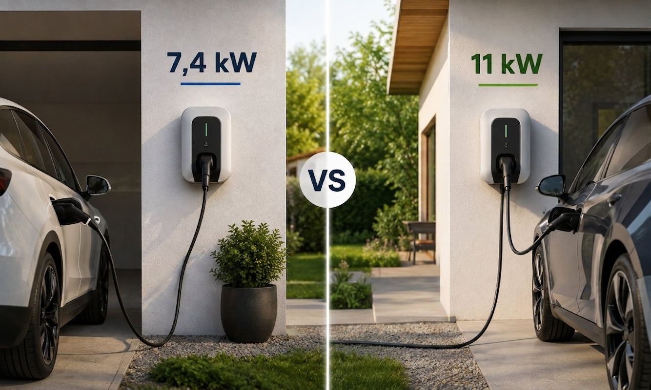 Borne 7,4 kW ou 11 kW : quelle puissance choisir pour recharger chez soi ?