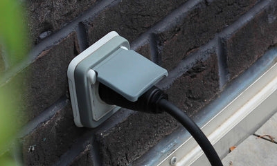 Electric car charging either using a domestic or a heavy-duty socket