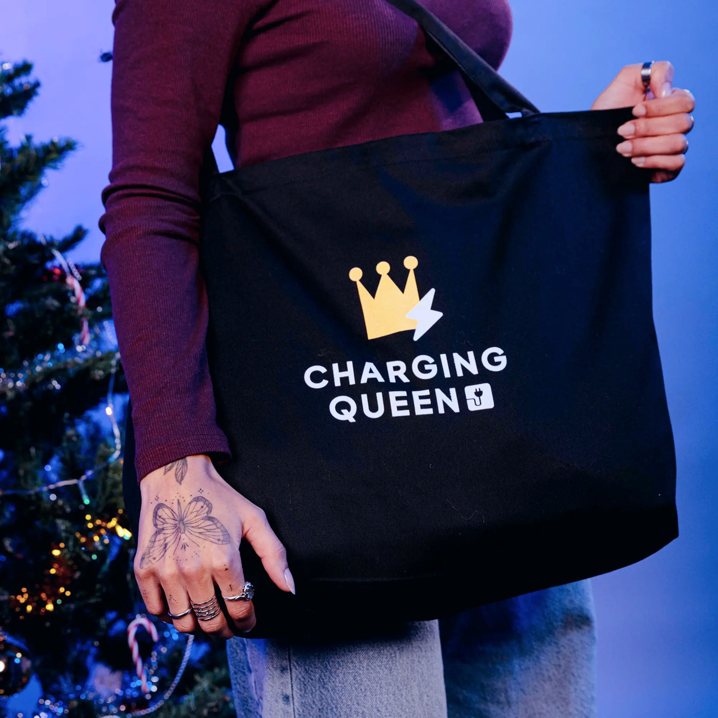 Grand tote bag - Charging Queen