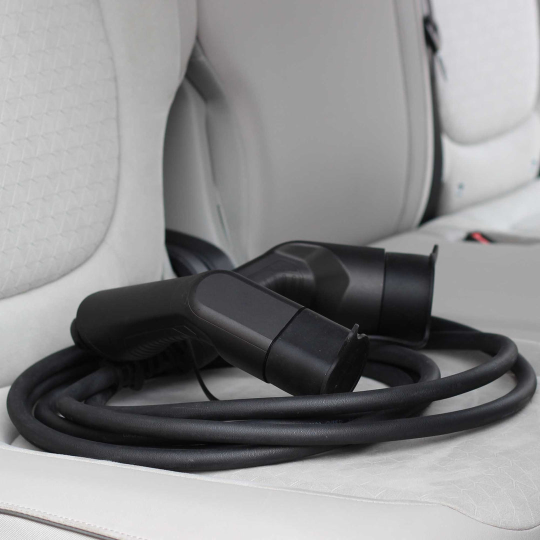 Câble De Recharge Type 2 Vers Type 2 - 22kW Triphasé 10m - Compatible Tesla, Renault, Peugeot