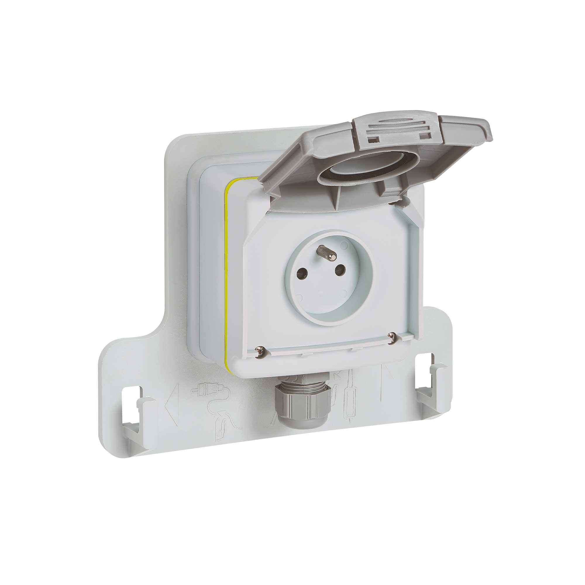 prise renforecée en saillie Green'up