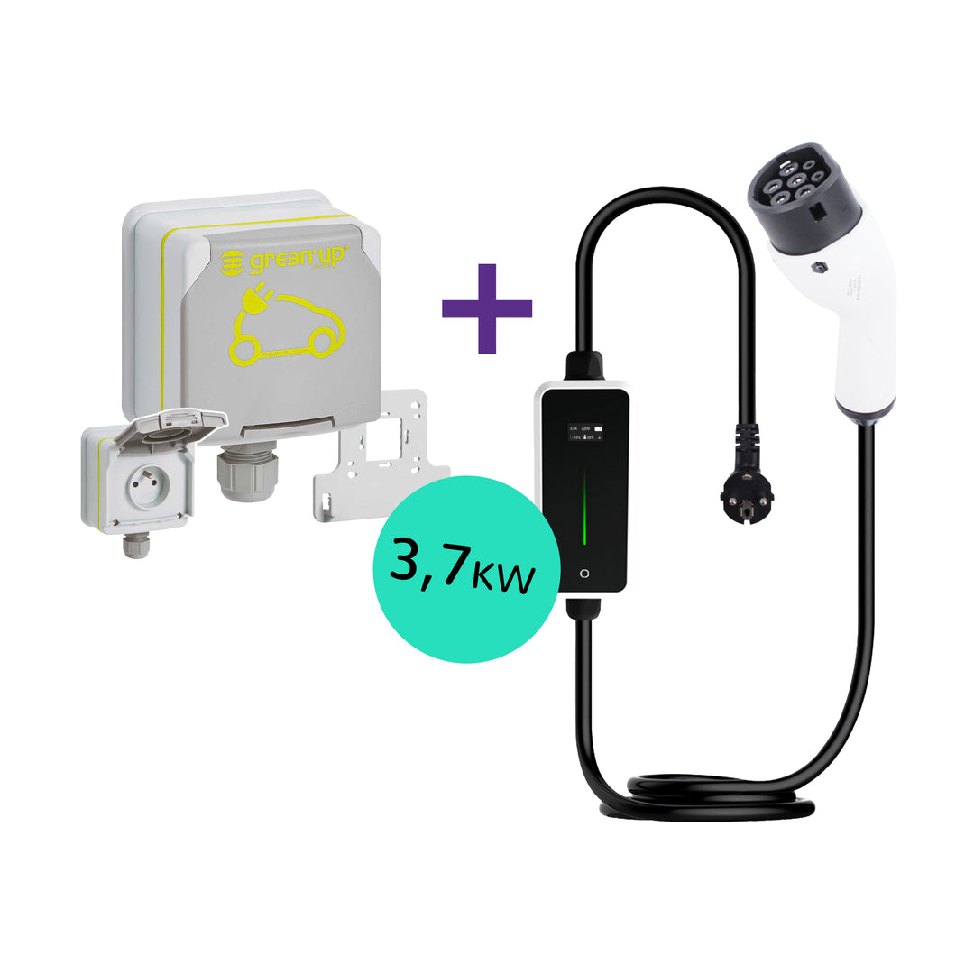 Prise De Charge Française Pour Voiture Électrique - IP54 - Petit Disque - Neuf