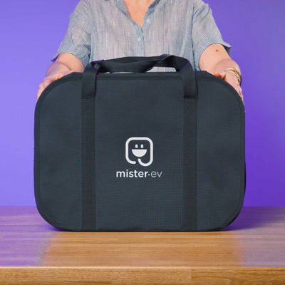 Sac Rangement Câble Voiture Électrique EV - Grand Format Ergonomique, Étanchéité Et Grande Capacité