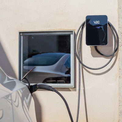 Borne de recharge Trydan V2C  Type 2S - 1,5kW à 22kW - câble 5m