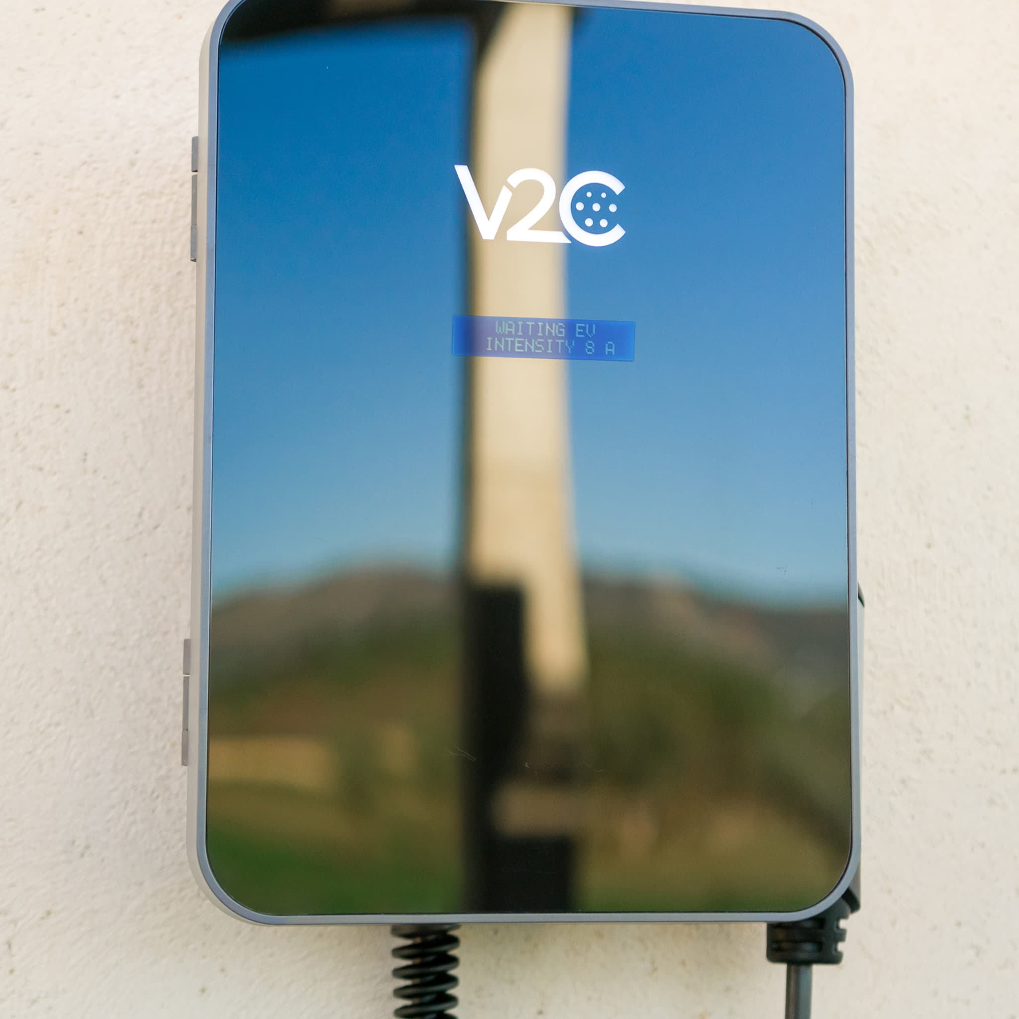 Borne de recharge Trydan V2C  Type 2S - 1,5kW à 22kW - câble 5m