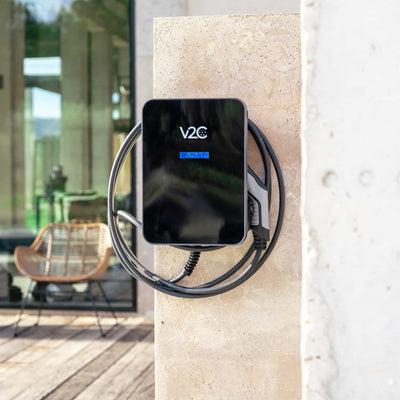 Borne de recharge Trydan V2C  Type 2S - 1,5kW à 22kW - câble 5m