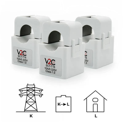 Borne de recharge Trydan V2C  Type 2S - 1,5kW à 22kW - câble 5m