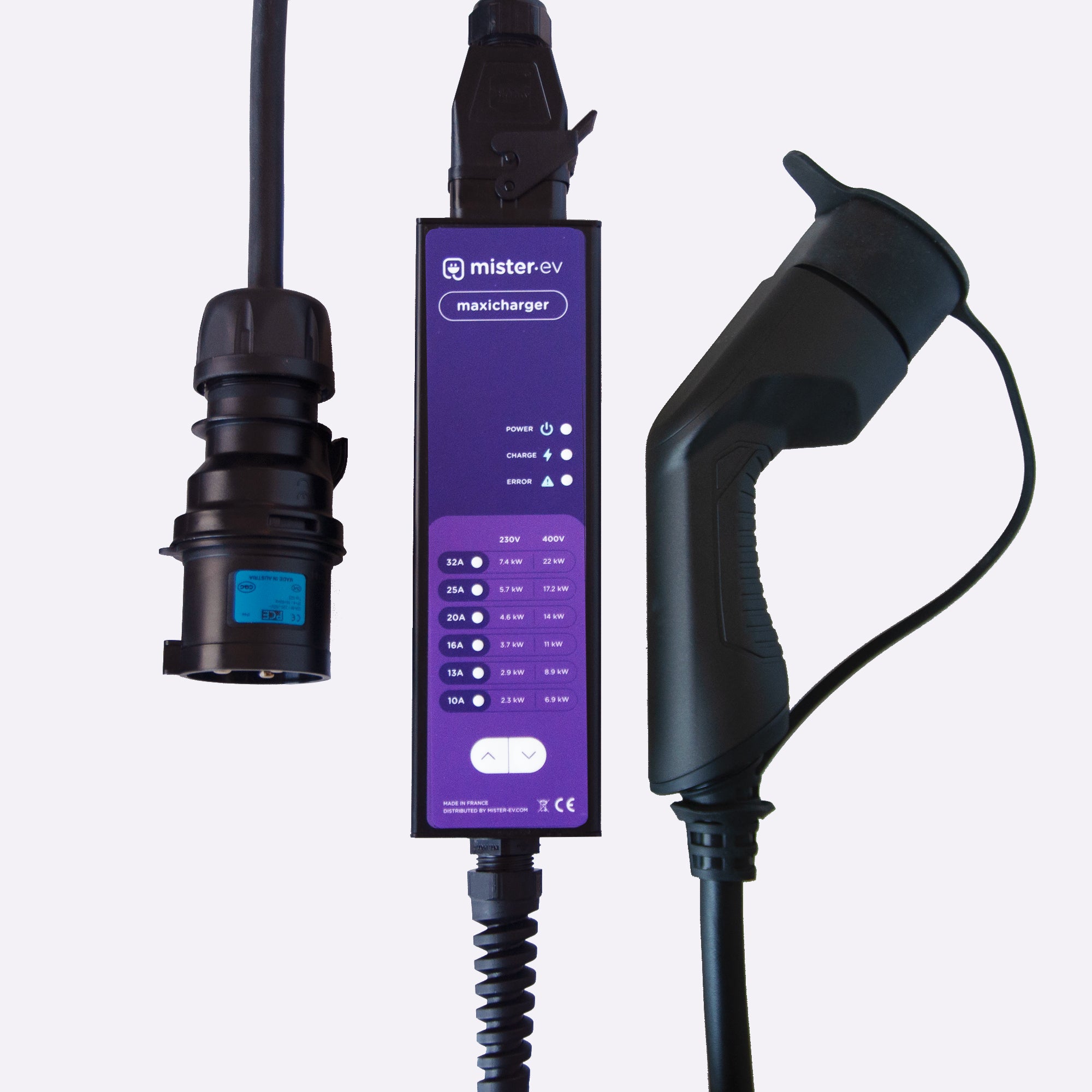 Chargeur mobile pour voiture electrique type 2