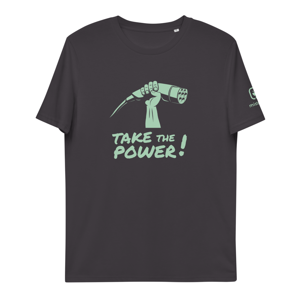 T-shirt unisexe - Take the power - anthracite