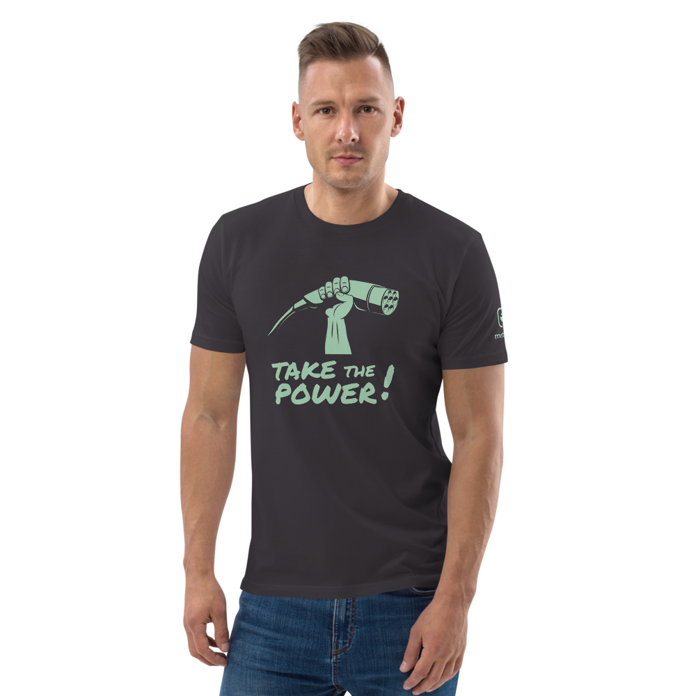 T-shirt unisexe - Take the power - anthracite