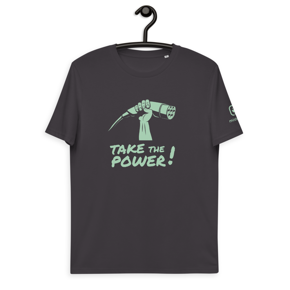 T-shirt unisexe - Take the power - anthracite