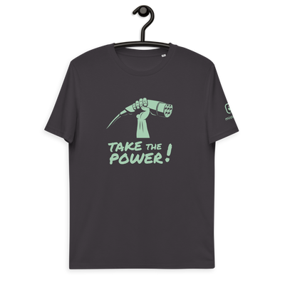 T-shirt unisexe - Take the power - anthracite