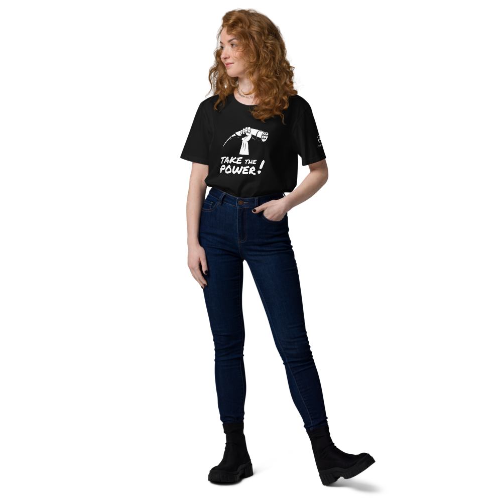 T-shirt unisexe - Take the power - noir