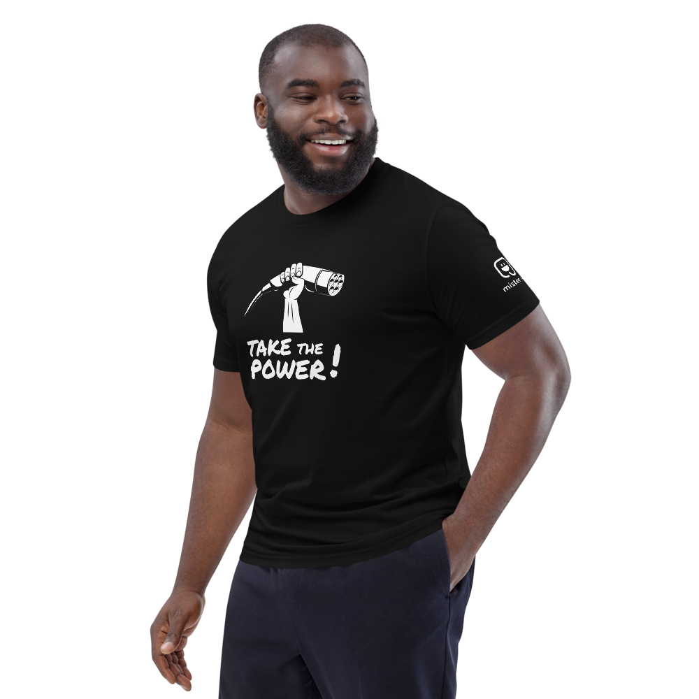 T-shirt unisexe - Take the power - noir