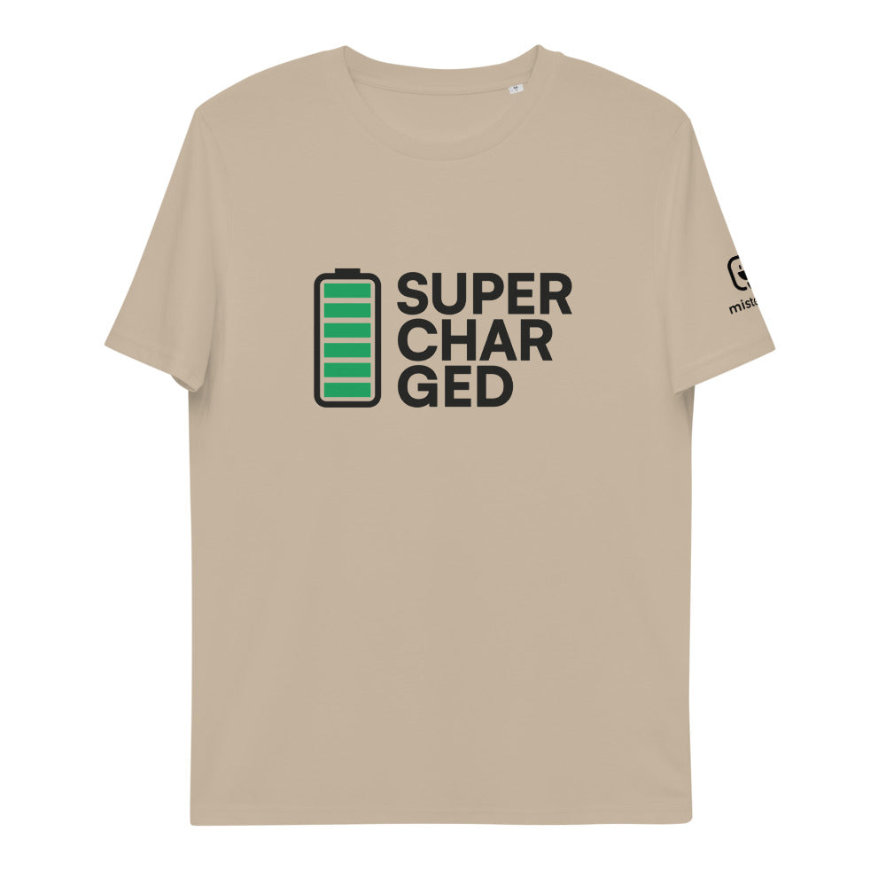 t-shirt biologique beige