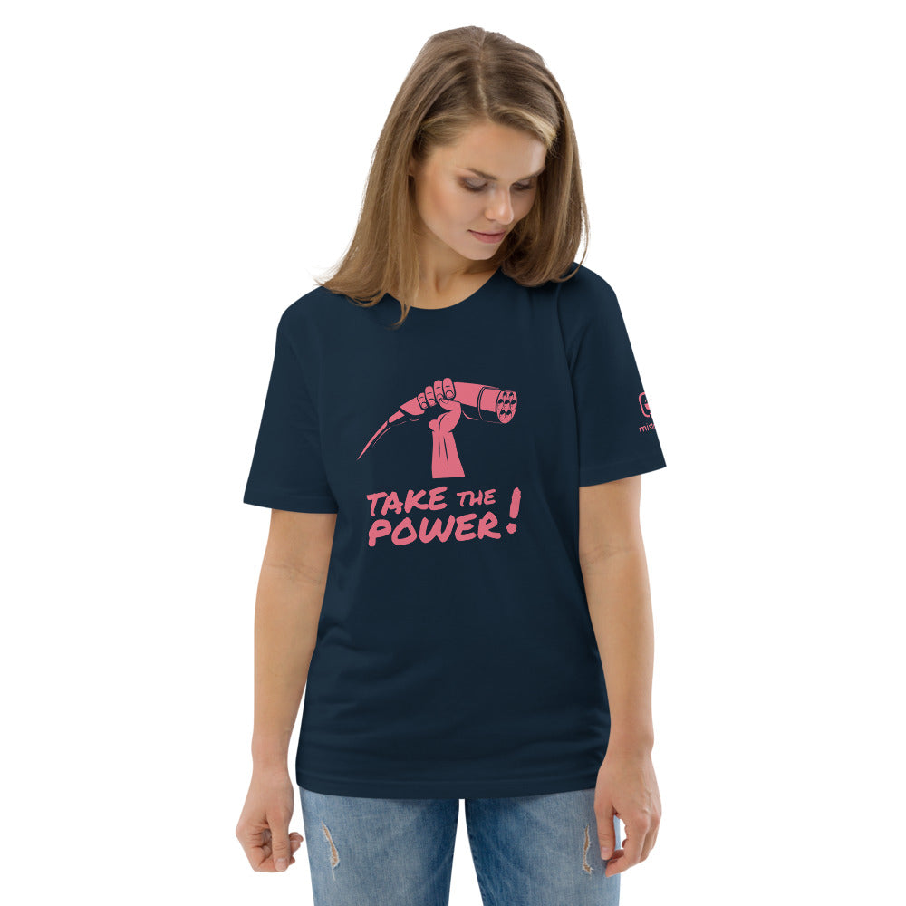 t-shirt voiture électrique rose