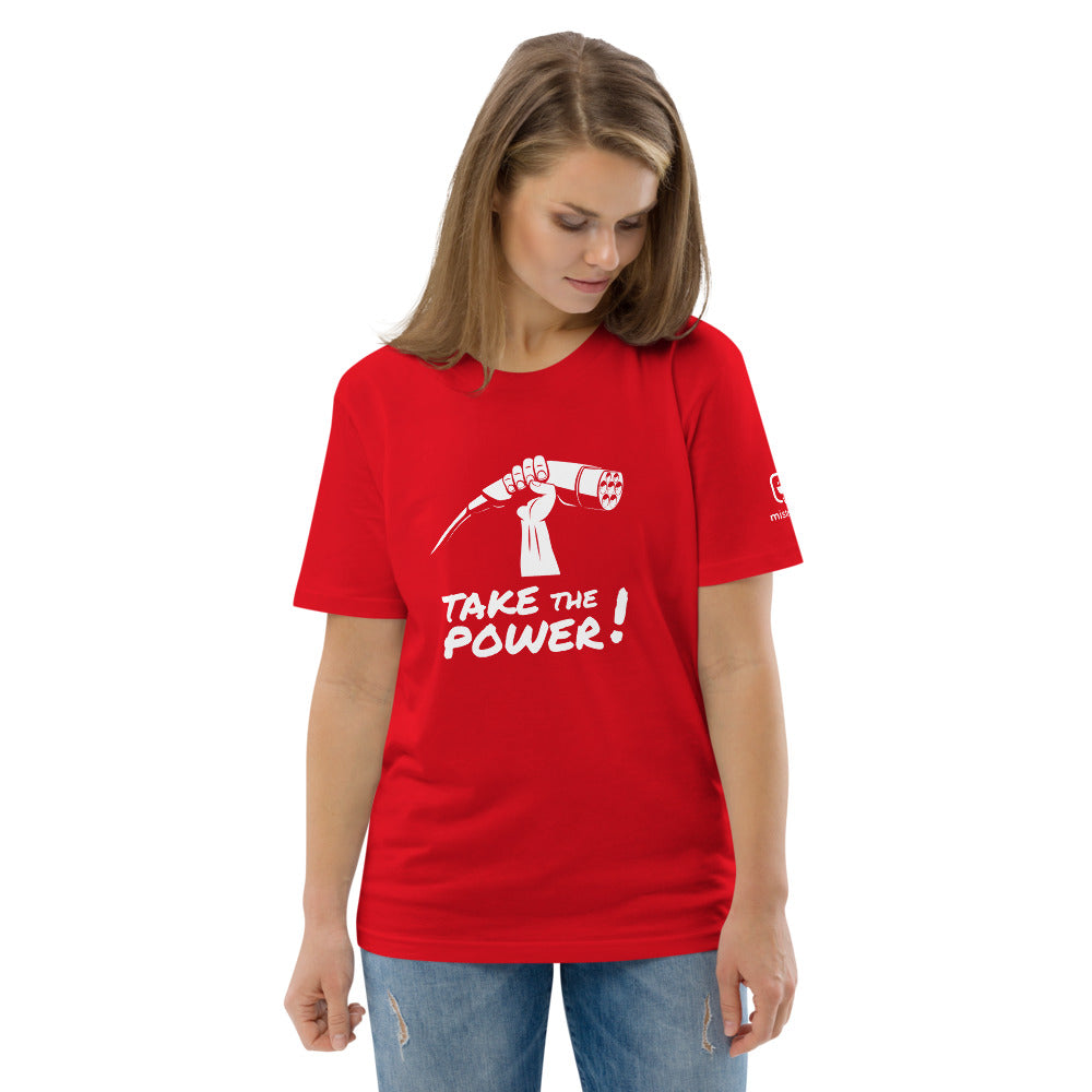 T-shirt unisexe - Take the power - rouge