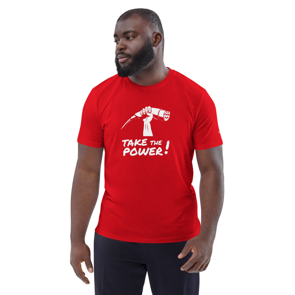 T-shirt unisexe - Take the power - rouge