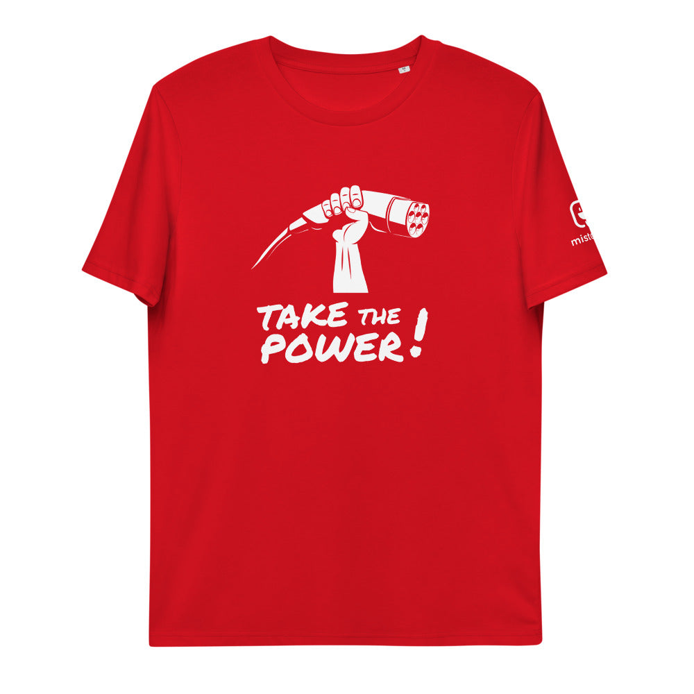 T-shirt unisexe - Take the power - rouge