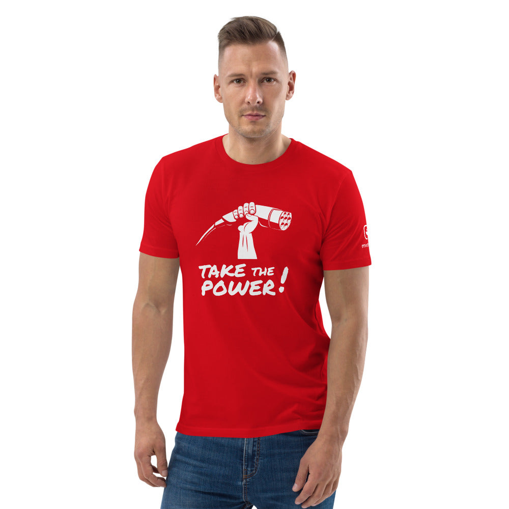 T-shirt unisexe - Take the power - rouge