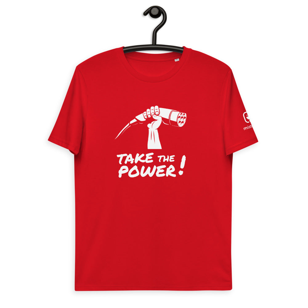 T-shirt unisexe - Take the power - rouge