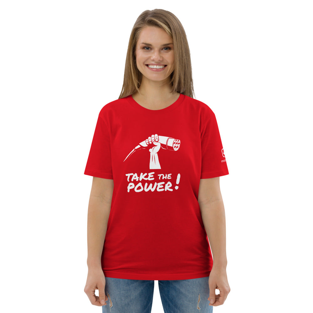 T-shirt unisexe - Take the power - rouge
