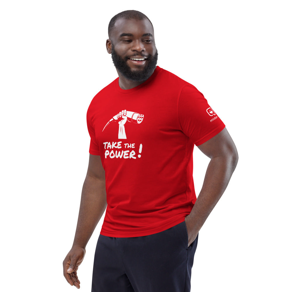 T-shirt unisexe - Take the power - rouge