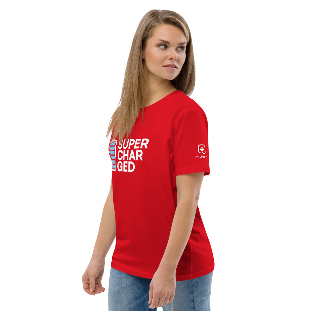 supercharged red t-shirt