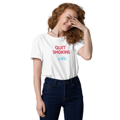T-shirt unisexe - Quit Smoking - Blanc