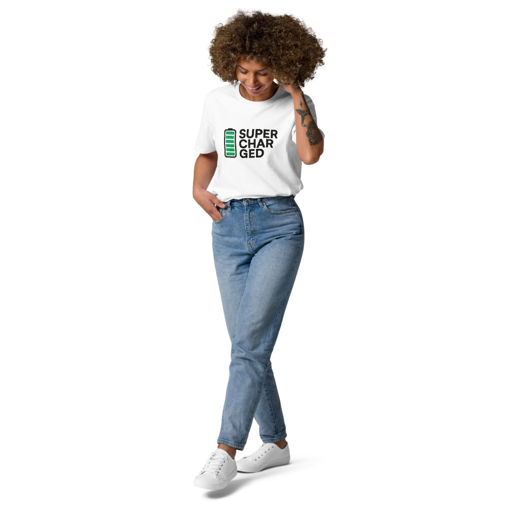 t-shirt blanc supercharged femme