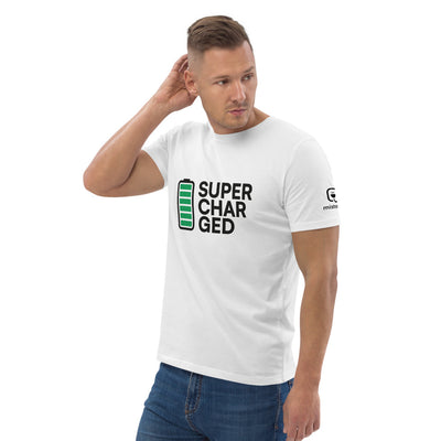 t-shirt blanc supergarge homme