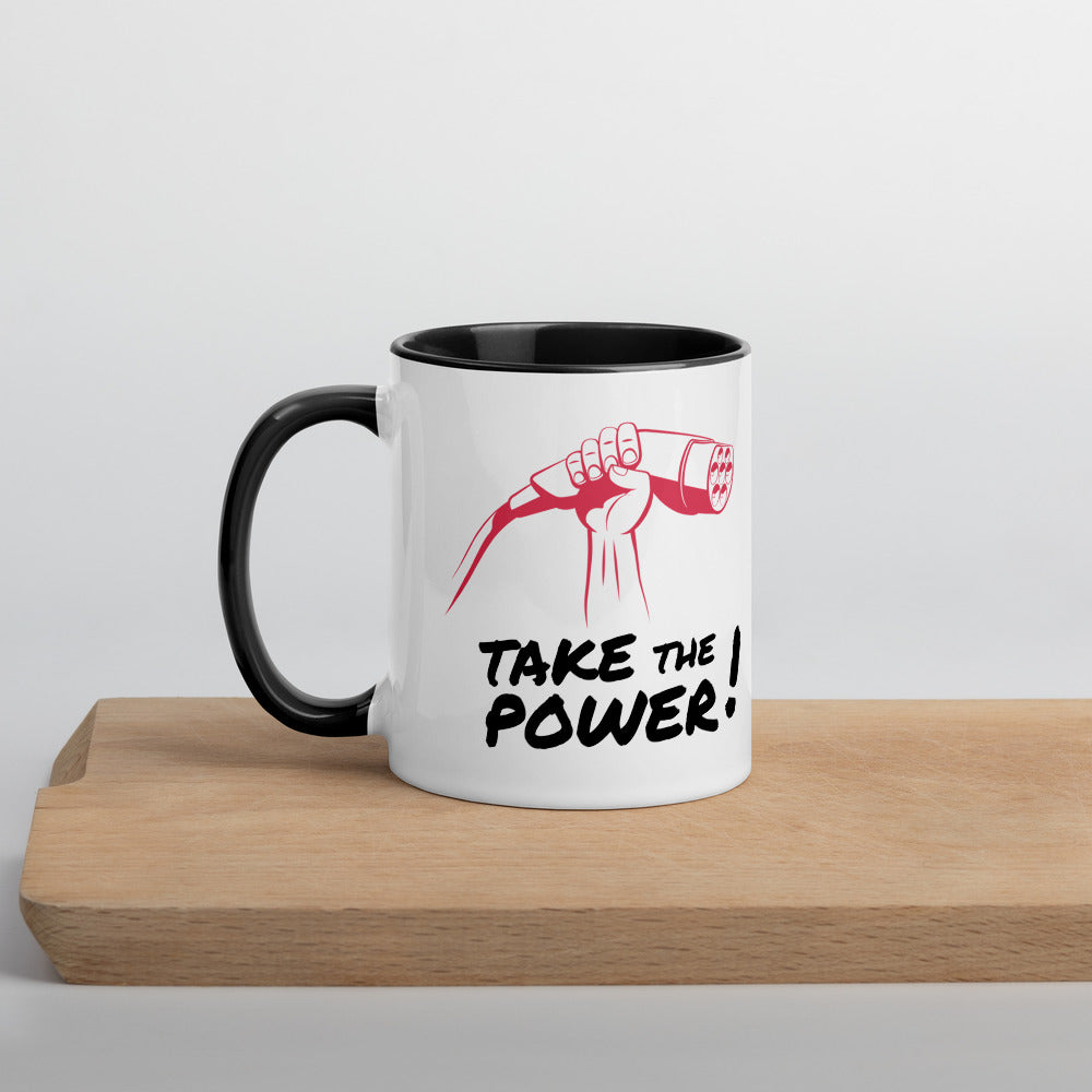 Tasse - Take the power - Noir / Fushia