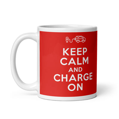 Tasse Keep Calm - Fond rouge